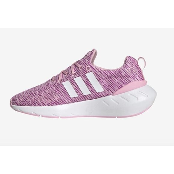 ADIDAS SWIFT RUN 22 J SNEAKERS SHOES WOMENS SIZE 6 WIDE - Picture 3 of 5